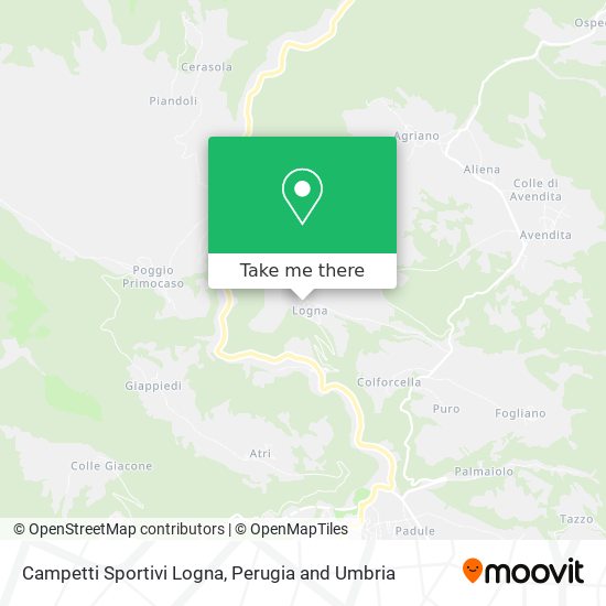 Campetti Sportivi Logna map