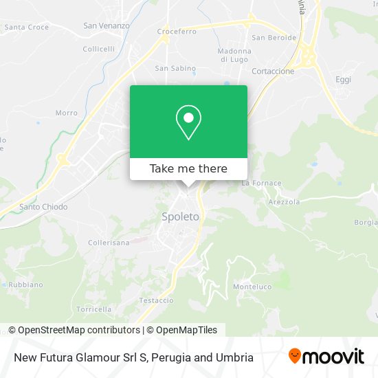 New Futura Glamour Srl S map