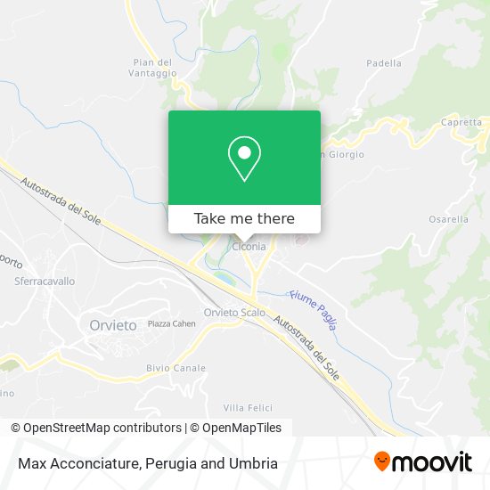 Max Acconciature map