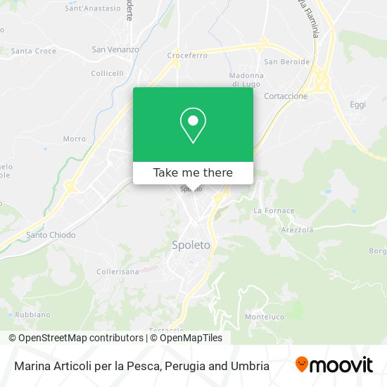 Marina Articoli per la Pesca map