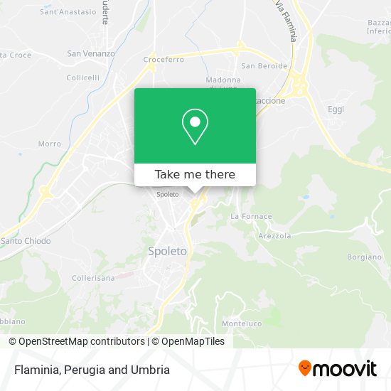 Flaminia map