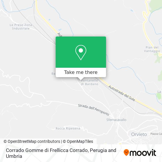 Corrado Gomme di Frellicca Corrado map