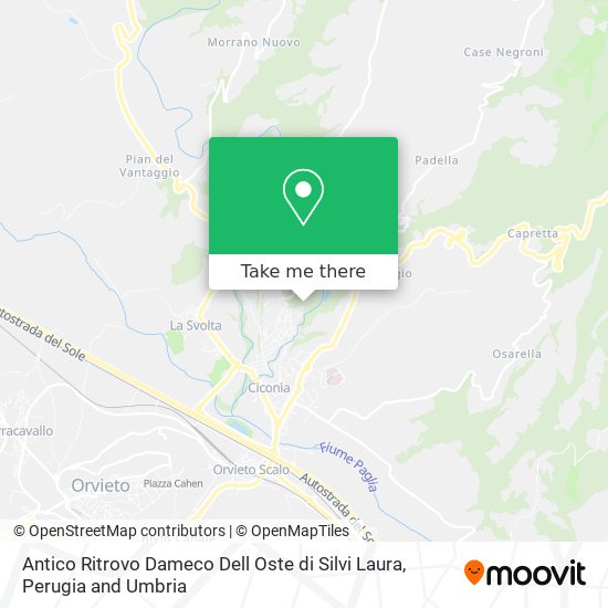 Antico Ritrovo Dameco Dell Oste di Silvi Laura map