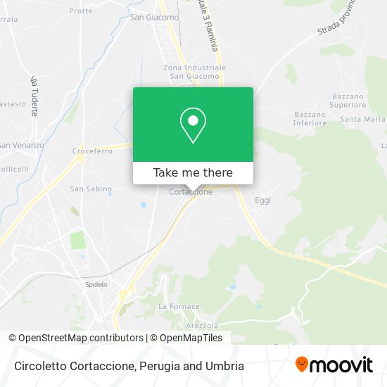 Circoletto Cortaccione map