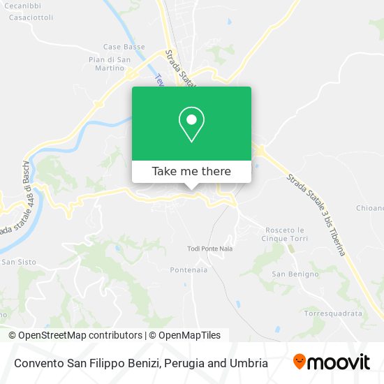 Convento San Filippo Benizi map