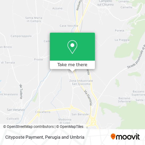 Cityposte Payment map