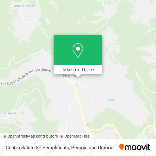 Centro Salute Srl Semplificata map