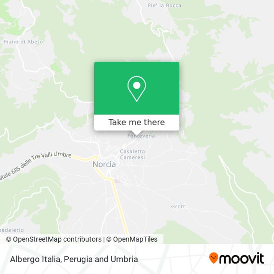 Albergo Italia map