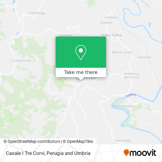 Casale I Tre Corvi map