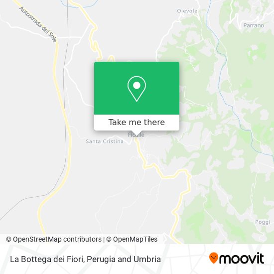La Bottega dei Fiori map