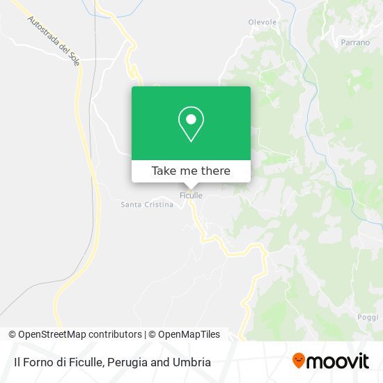 Il Forno di Ficulle map