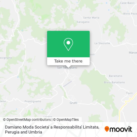 Damiano Moda Societa' a Responsabilita' Limitata map