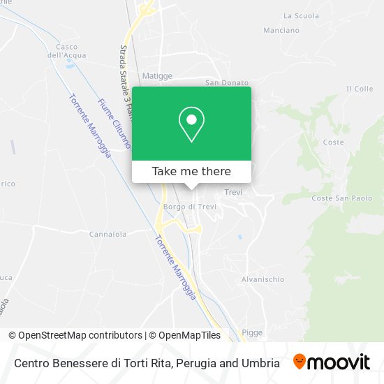 Centro Benessere di Torti Rita map