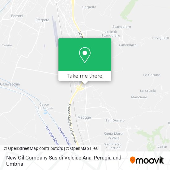 New Oil Company Sas di Velciuc Ana map
