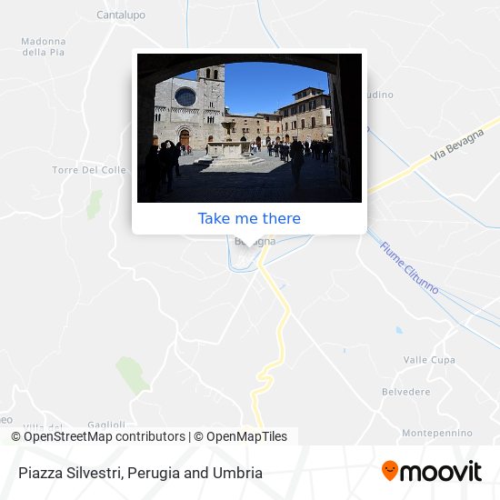 Piazza Silvestri map