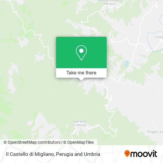 Il Castello di Migliano map