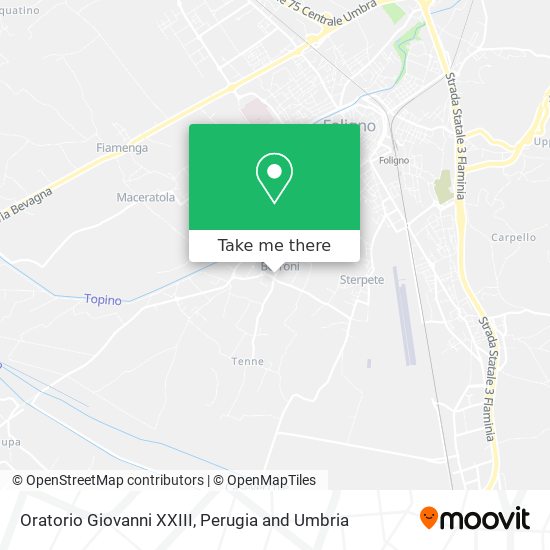 Oratorio Giovanni XXIII map