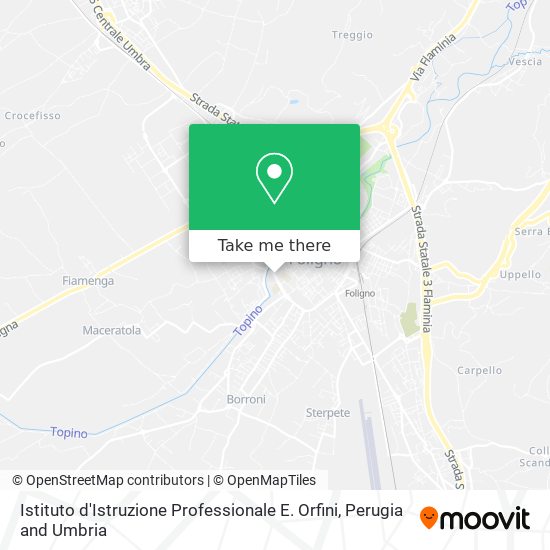 Istituto d'Istruzione Professionale E. Orfini map