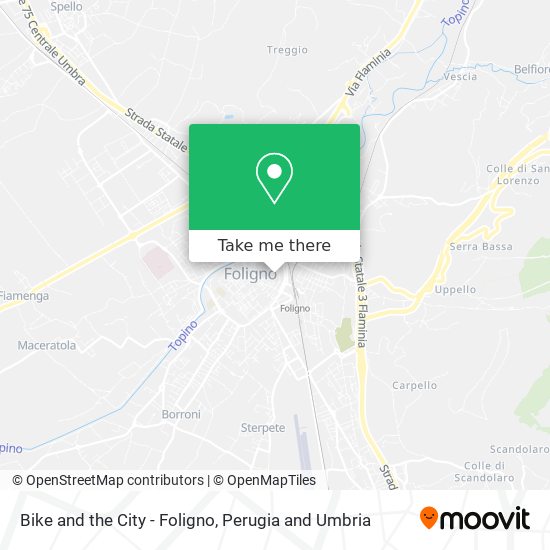 Bike and the City - Foligno map