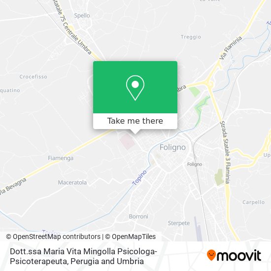 Dott.ssa Maria Vita Mingolla Psicologa-Psicoterapeuta map