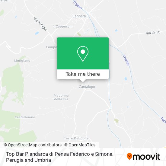 Top Bar Piandarca di Pensa Federico e Simone map