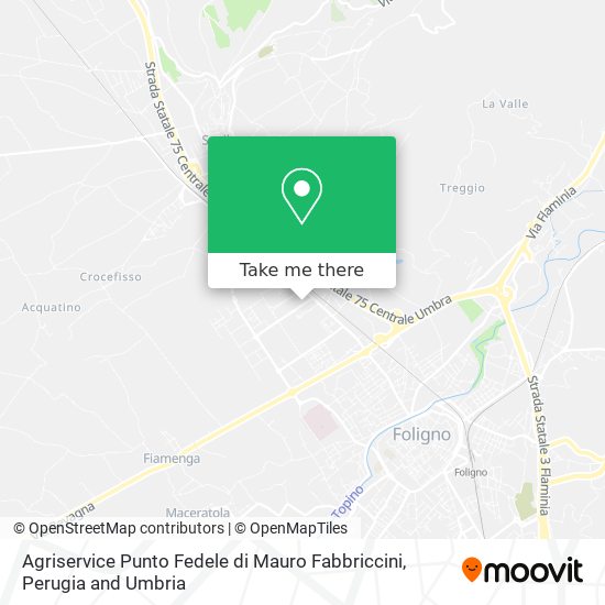 Agriservice Punto Fedele di Mauro Fabbriccini map