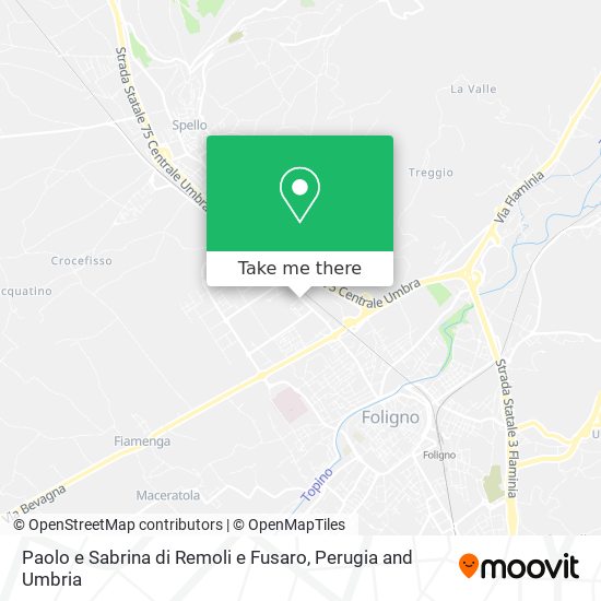 Paolo e Sabrina di Remoli e Fusaro map