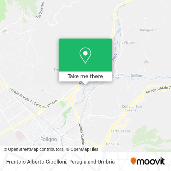 Frantoio Alberto Cipolloni map