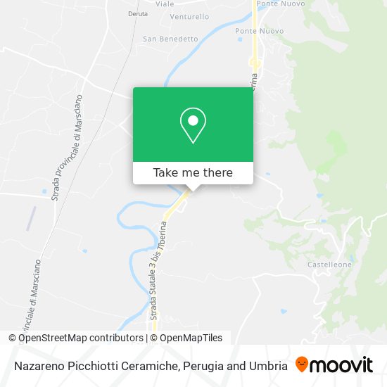 Nazareno Picchiotti Ceramiche map