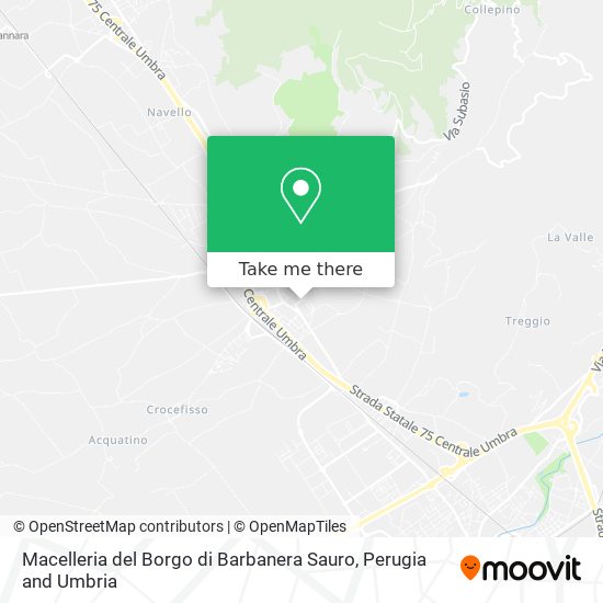 Macelleria del Borgo di Barbanera Sauro map