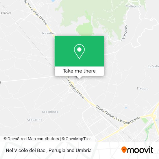 Nel Vicolo dei Baci map