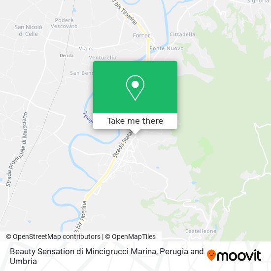Beauty Sensation di Mincigrucci Marina map