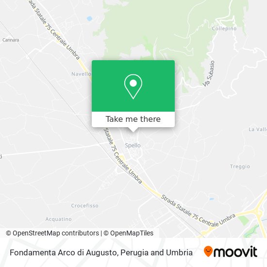 Fondamenta Arco di Augusto map