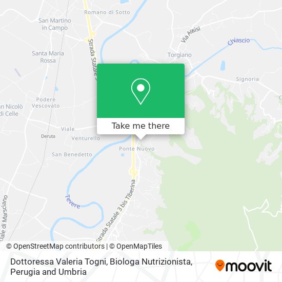 Dottoressa Valeria Togni, Biologa Nutrizionista map