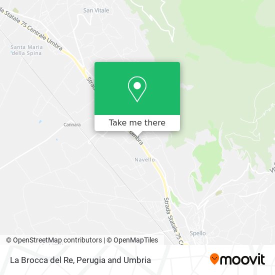 La Brocca del Re map