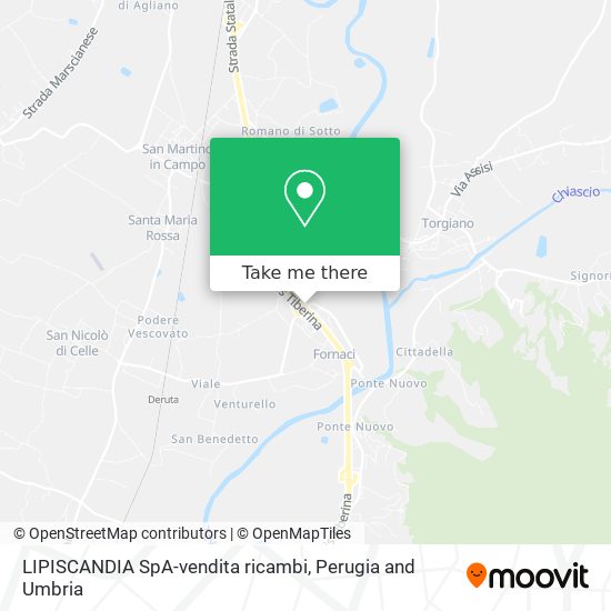 LIPISCANDIA SpA-vendita ricambi map