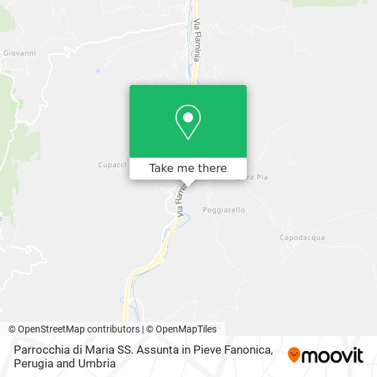 Parrocchia di Maria SS. Assunta in Pieve Fanonica map