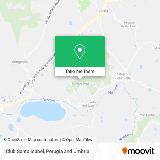 Club Santa Isabel map
