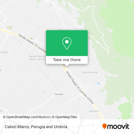Calisti Marco map