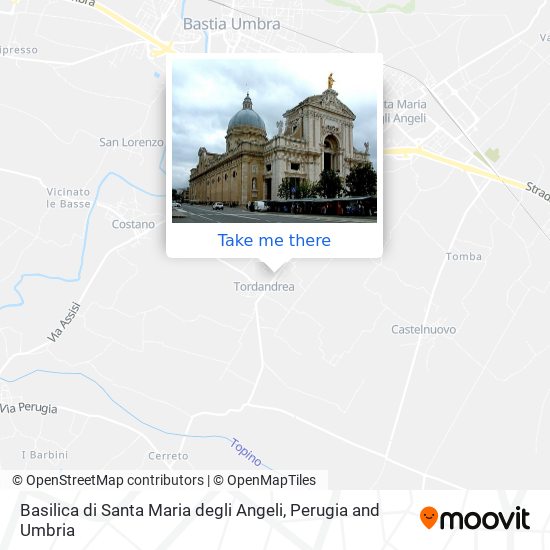 Basilica di Santa Maria degli Angeli map