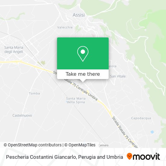 Pescheria Costantini Giancarlo map