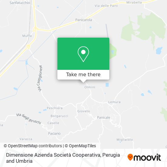 Dimensione Azienda Società Cooperativa map