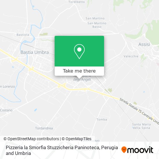 Pizzeria la Smorfia Stuzzicheria Paninoteca map