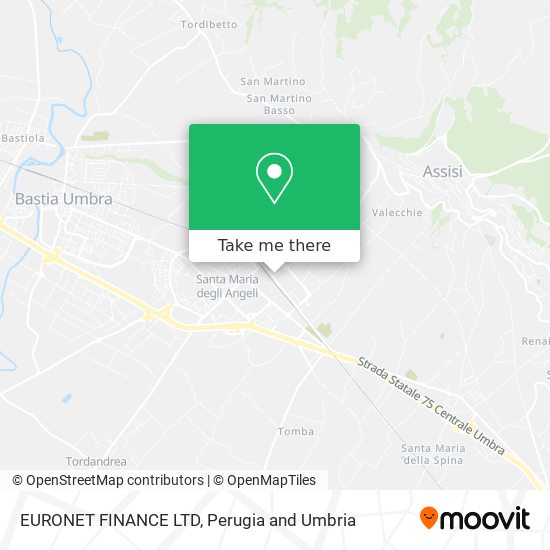 EURONET FINANCE LTD map