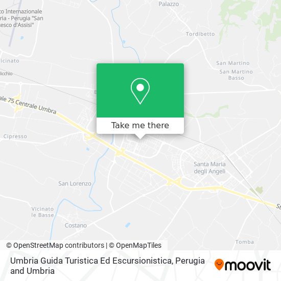 Umbria Guida Turistica Ed Escursionistica map