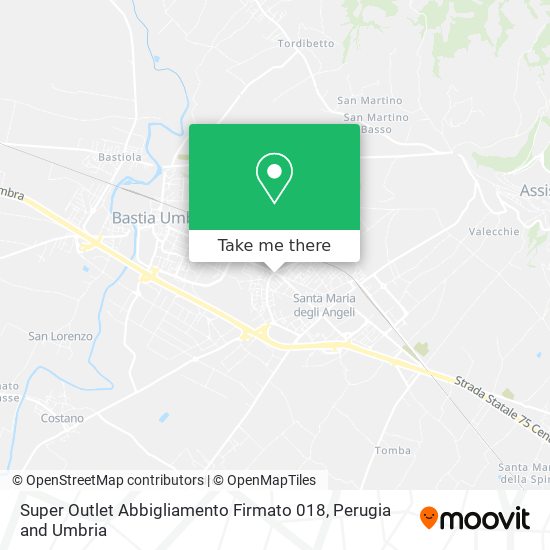 Super Outlet Abbigliamento Firmato 018 map