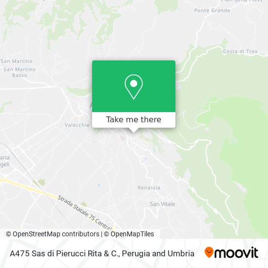 A475 Sas di Pierucci Rita & C. map