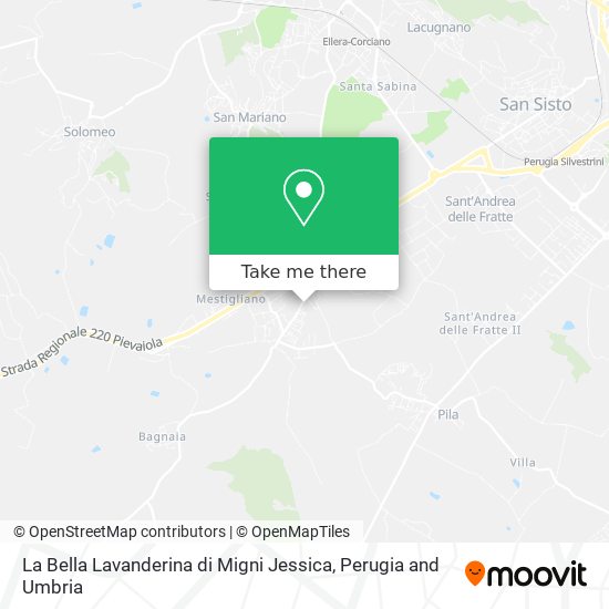 La Bella Lavanderina di Migni Jessica map