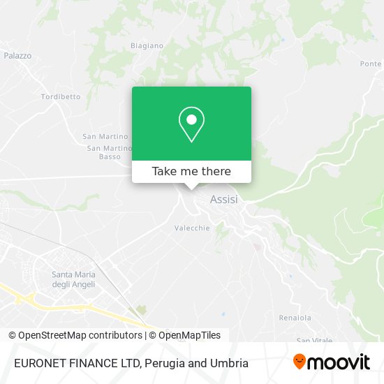 EURONET FINANCE LTD map