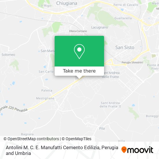 Antolini M. C. E. Manufatti Cemento Edilizia map